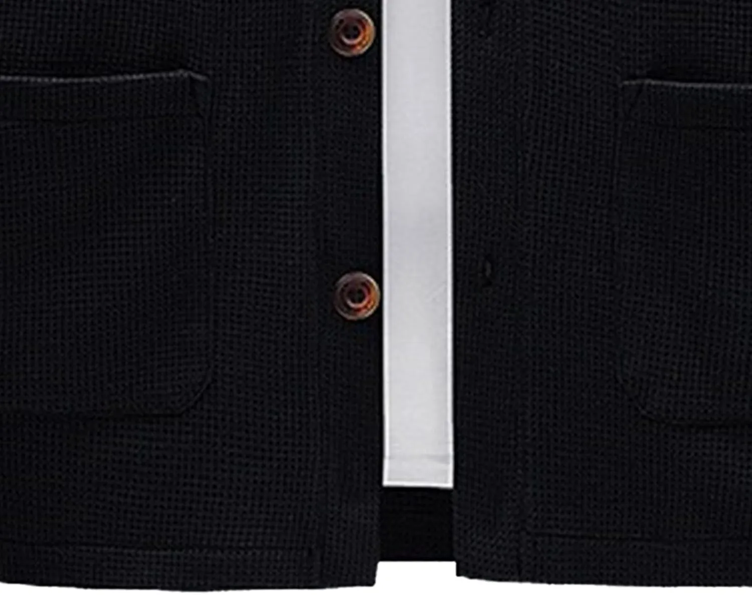 Men's Relaxed Fit Shawl Collar Sweater Button Down Open Front Sweater Cardigan Knit Sweaters with Pockets