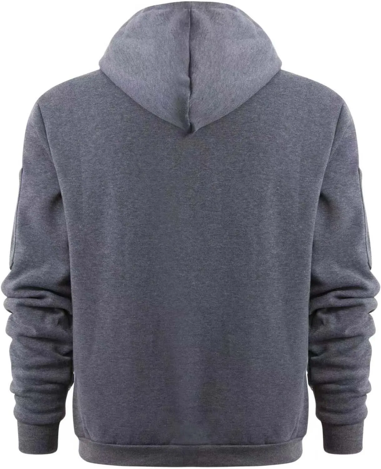 Mens Warm Winter Soft Fleece Jackets Hoodies Lightweight Casual Sweatshirt Full Zip Jacket Coats with Zipper Pockets