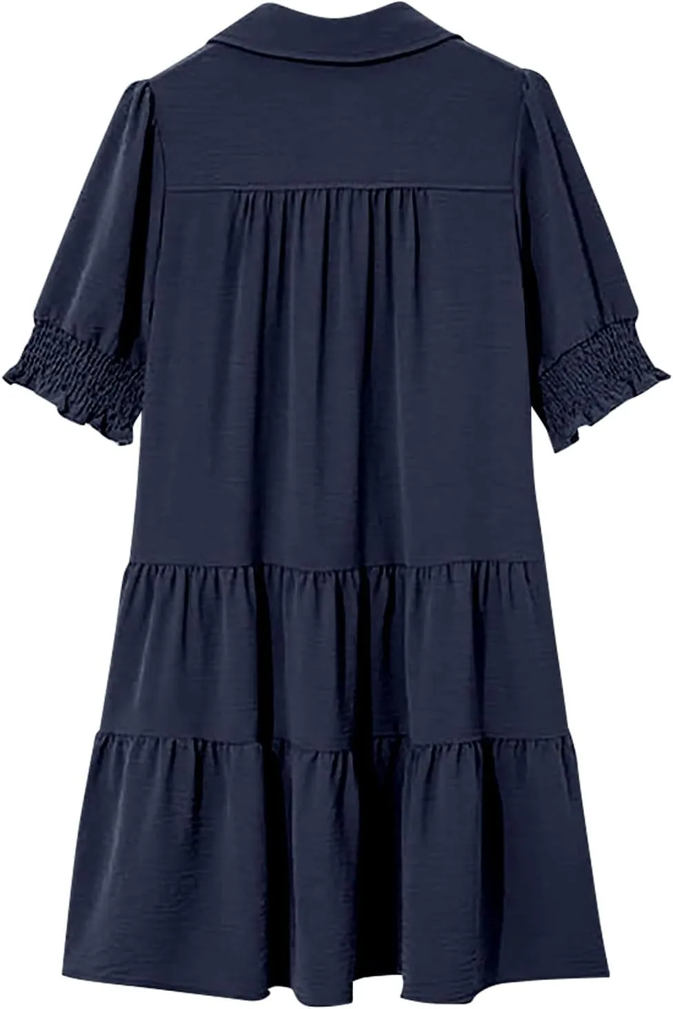 Mini Shift Dresses for Women 2025 Boho Tiered Ruffle Hem Drop Waist Y2K Mini Dress Summer Baby Shower Outfit for Guest