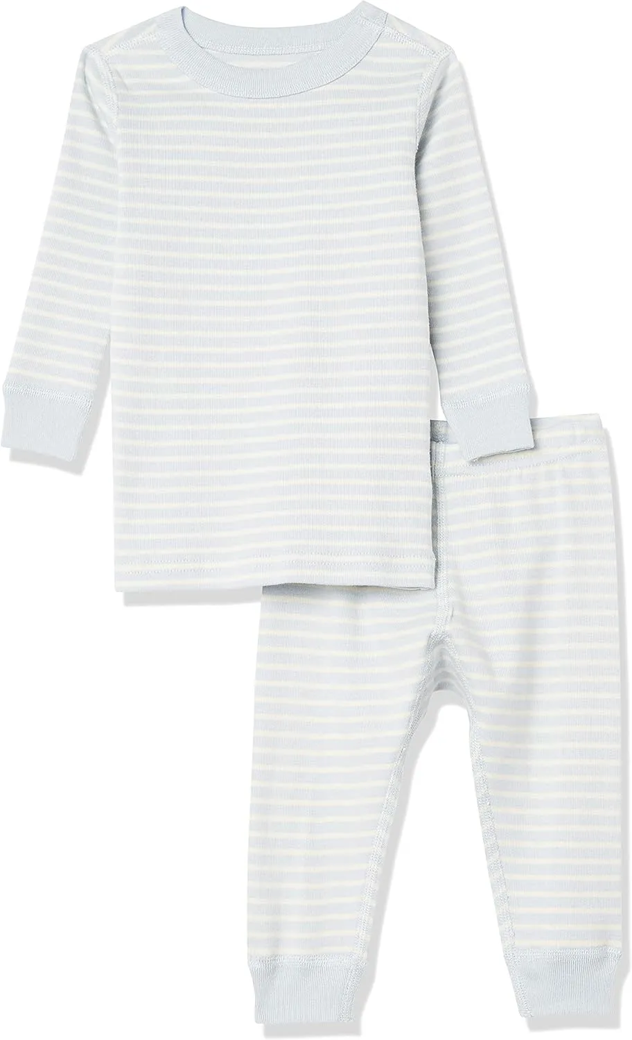 Moon and Back by Hanna Andersson Unisex Kids' Organic Cotton Long-Sleeve Top and Bottom Pajama Set
