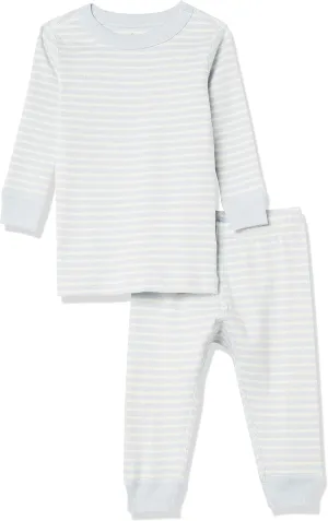 Moon and Back by Hanna Andersson Unisex Kids' Organic Cotton Long-Sleeve Top and Bottom Pajama Set