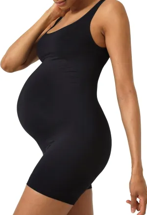NOTHING FITS BUT Maternity Dress, Pregnancy Shapewear Maternity Bodysuit, Sleeveless Tank Top Shorts Romper Jumpsuits