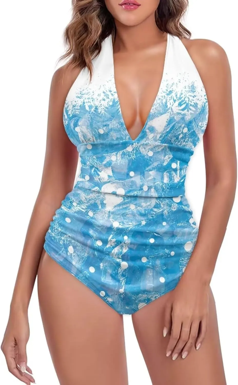One Piece Swimsuints for Women Shapewear Bathing Suits Sexy Swimwear for Summer Vacation