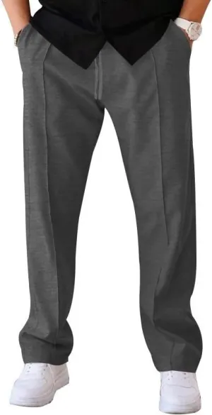Pants for Men Big and Tall Casual Relaxed Fit Comfy Outdoor Workout Sweat Pants