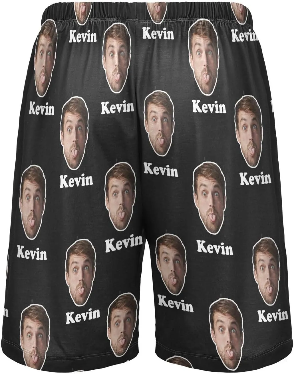 Personalized Mens Pajama Shorts Custom Face Lounge Sleep Shorts Men's Sleepwear for Men