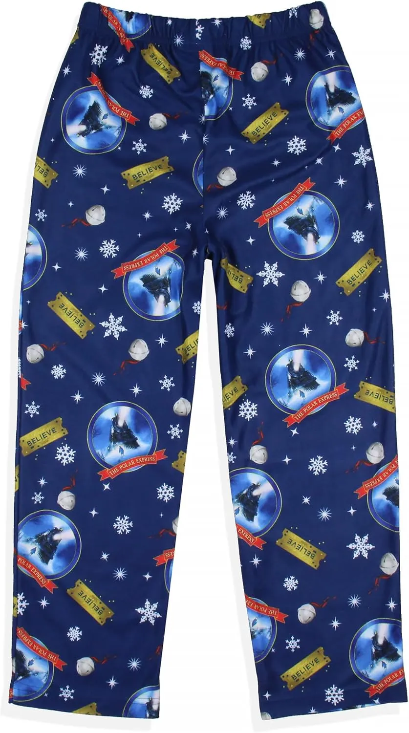 Polar Express Boys' Christmas Movie Believe Train Pajama Sleep Pants