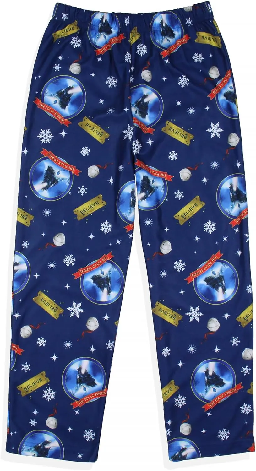 Polar Express Boys' Christmas Movie Believe Train Pajama Sleep Pants