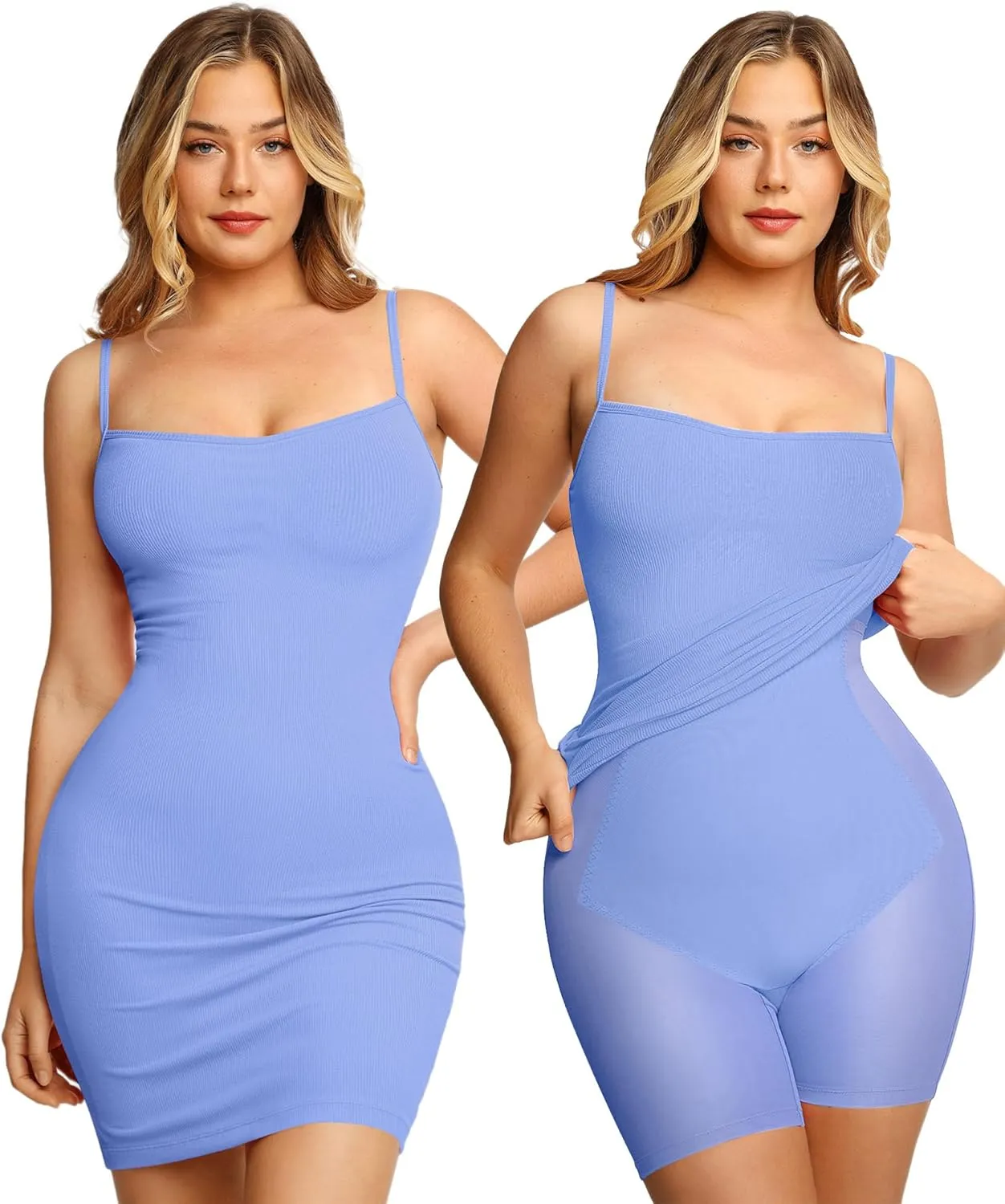 Popilush Summer Dresses for Women 2025 - Club Dress Cocktail Shapewear Mini Dress Spaghetti Straps Dinner Date Night Bodycon