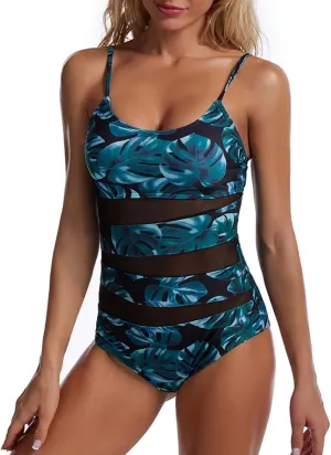 PTOLOCIF Monokini Swimsuits for Women Slimming High Waisted Bathing Suits Swimsuit Front Crossover Swimwear Monokinis