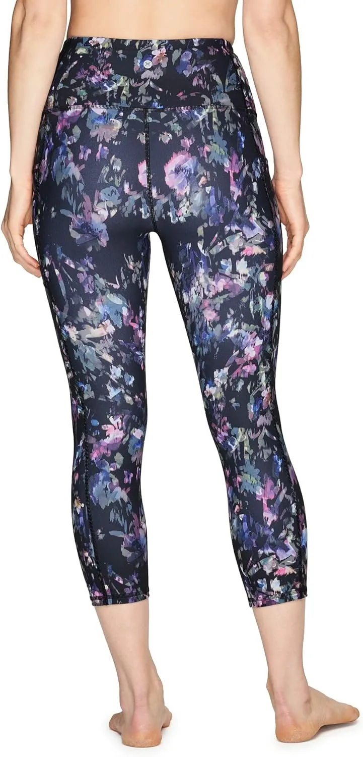 RBX Active Womens Capris Leggings Yoga Athletic Workout Cropped Leggings