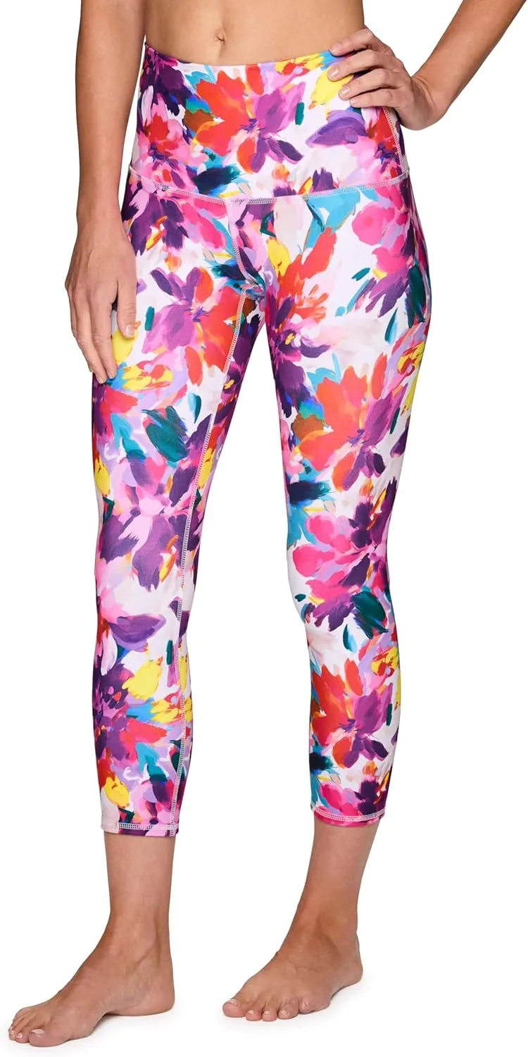 RBX Active Womens Capris Leggings Yoga Athletic Workout Cropped Leggings