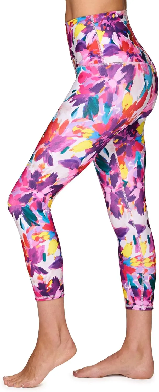 RBX Active Womens Capris Leggings Yoga Athletic Workout Cropped Leggings
