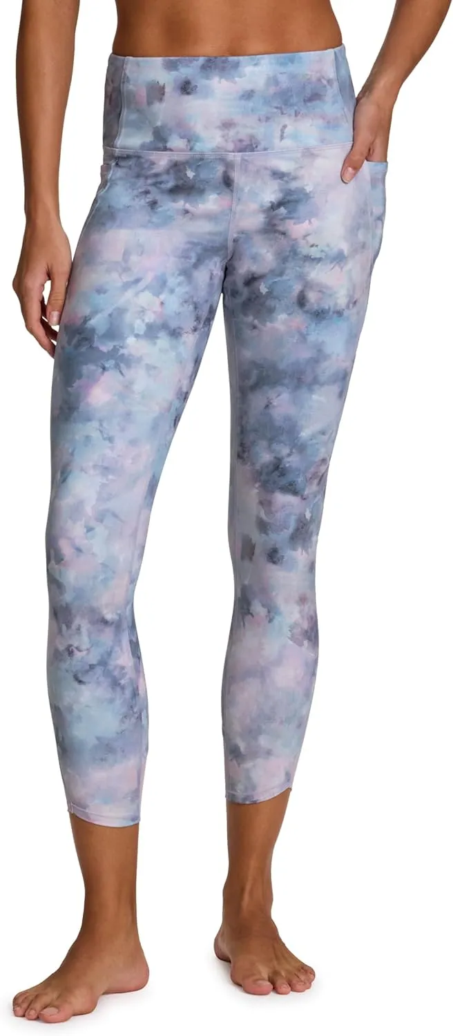 RBX Activewear Women's Yoga Leggings with Pockets, 7/8 Legging with Mesh Ankle Length Workout Pants Squat Proof Tights