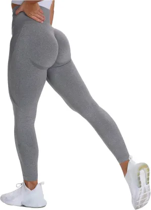 Running Leggings for Women Butt Lift Seamless High Waist Stretchy Tummy Control Sports Yoga Leggings Summer Sportwear