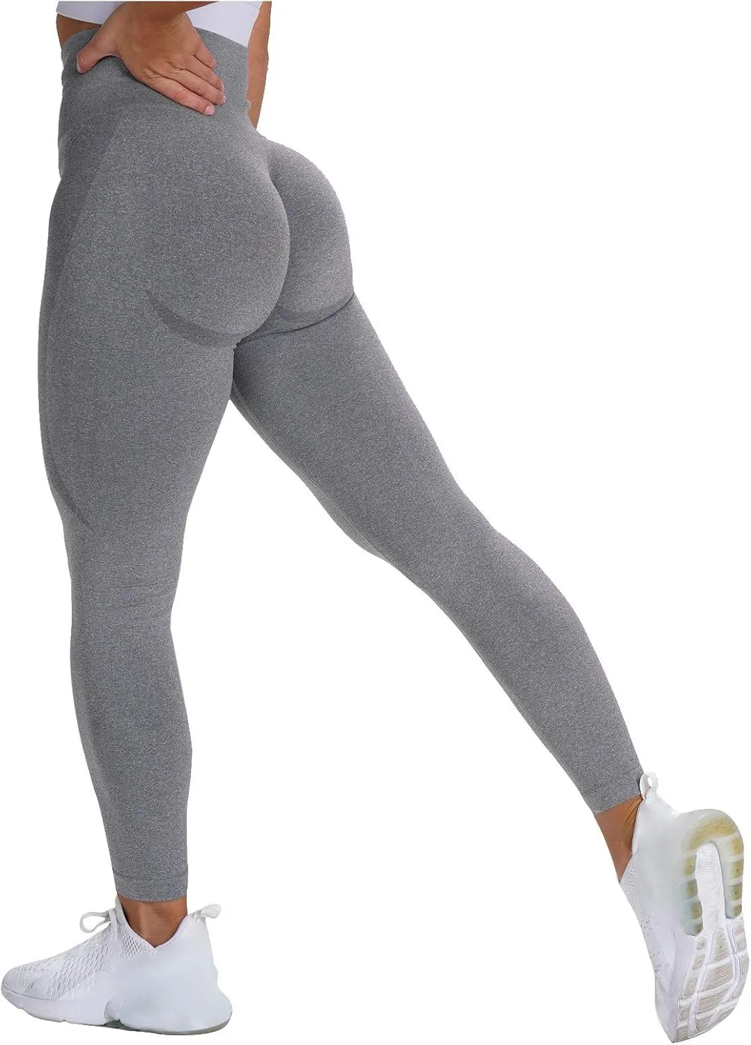 Running Leggings for Women Butt Lift Seamless High Waist Stretchy Tummy Control Sports Yoga Leggings Summer Sportwear