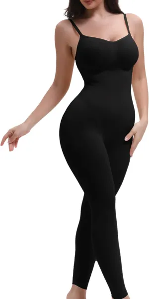 SHAPERX Hourglass Leggings 360 Compression 2 Sizes Look Full Body Shaper Breathable No Roll Down