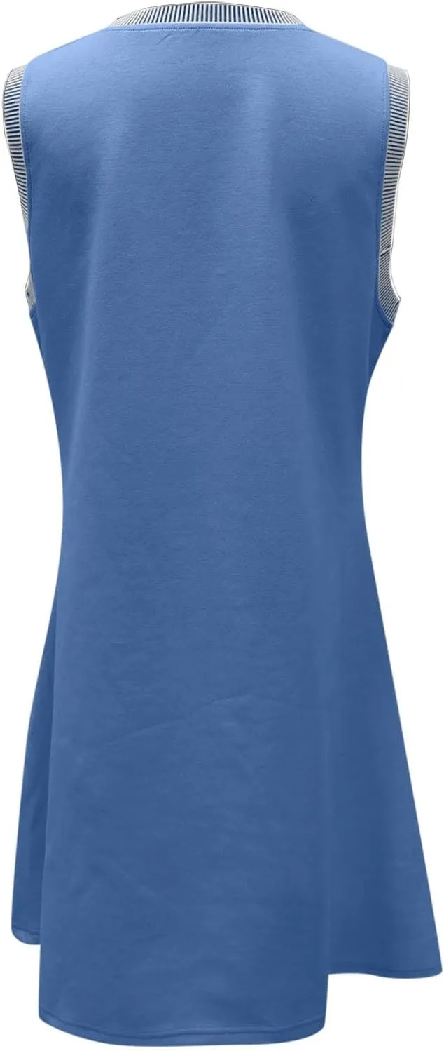 Shift Dresses for Women 2025, Vintage Loose Sleeveless Maternity Dress Summer Beach Cover Ups Baby Shower Outfit for Guest