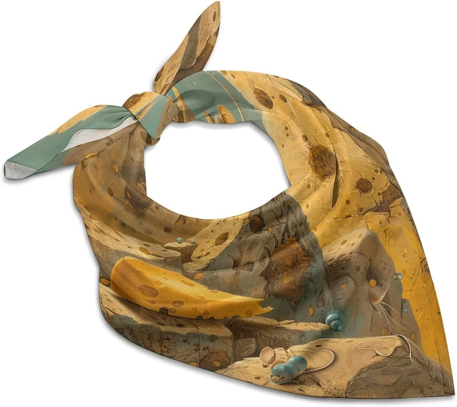 Silk Like Head Scarf for Women Satin Cheese Large Hair Scarves Square Satin Head Scarf Neckerchief for Women Headwear Stylish Headband 18 × 18 Inches