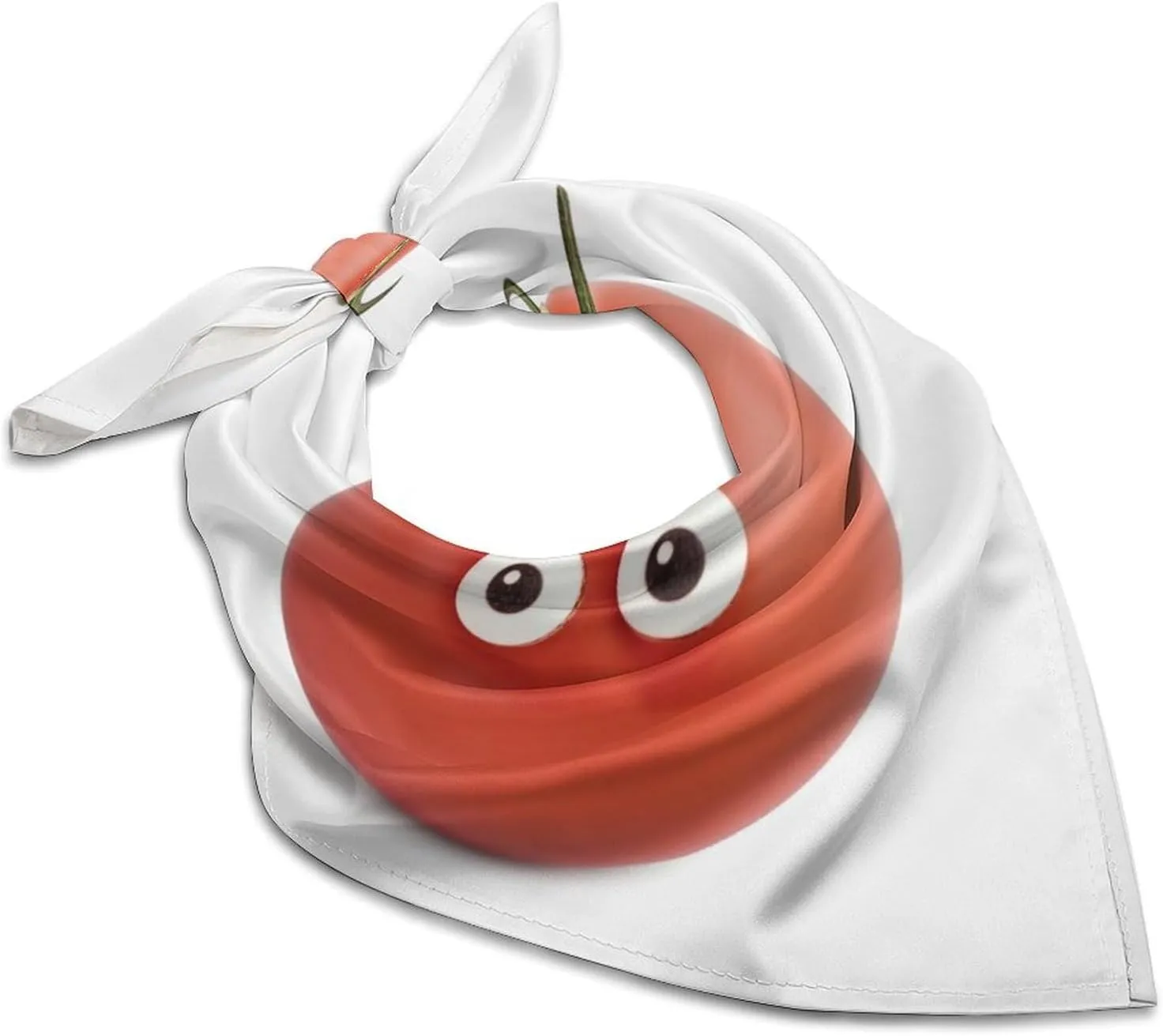 Silk Like Head Scarf for Women Satin I Love You from My Head Tomatoes Large Hair Scarves Square Satin Head Scarf Neckerchief for Women Headwear Stylish Headband 18 × 18 Inches