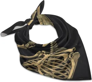 Silk Like Head Scarf for Women Satin Strange Painting Large Hair Scarves Square Satin Head Scarf Neckerchief for Women Headwear Stylish Headband 18 × 18 Inches