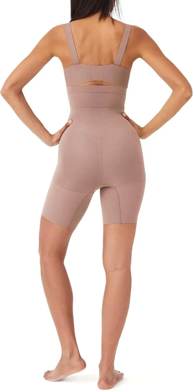 SPANXsculpt Seamless Power High-Waisted Mid-Thigh Short - Lightweight, All-Day Comfort - Core Control Shapewear