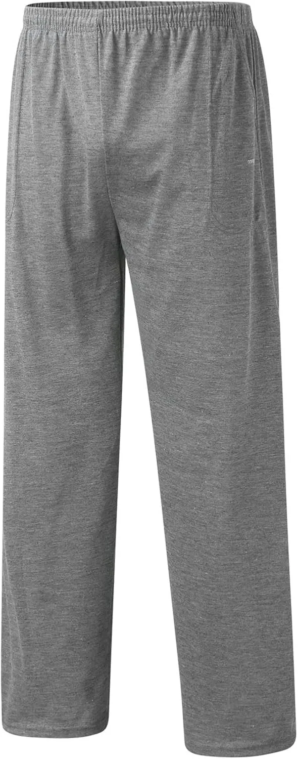 Sweatpants for Men Summer Drawstring Elastic Waist Fit Pockets Comfortable Loose Summer Fresh Running Trousers