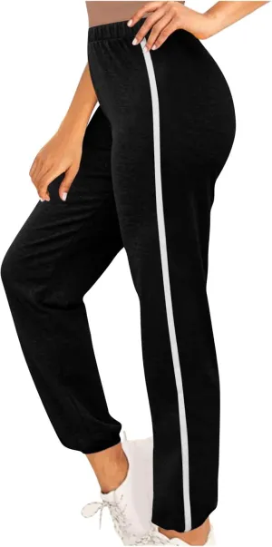 Sweatpants for Women, Cinch Bottom Sweatpants, Yoga Joggers Pants Soft Leggings for Cycling Lounge Workout Running