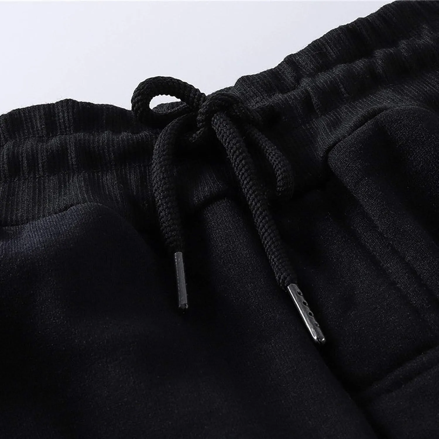 Sweatpants Men's Fleece Cargo Sweatpants Baggy Stretch Drawstring Elastic Waist Athletic Jogger Sweatpant with Pockets