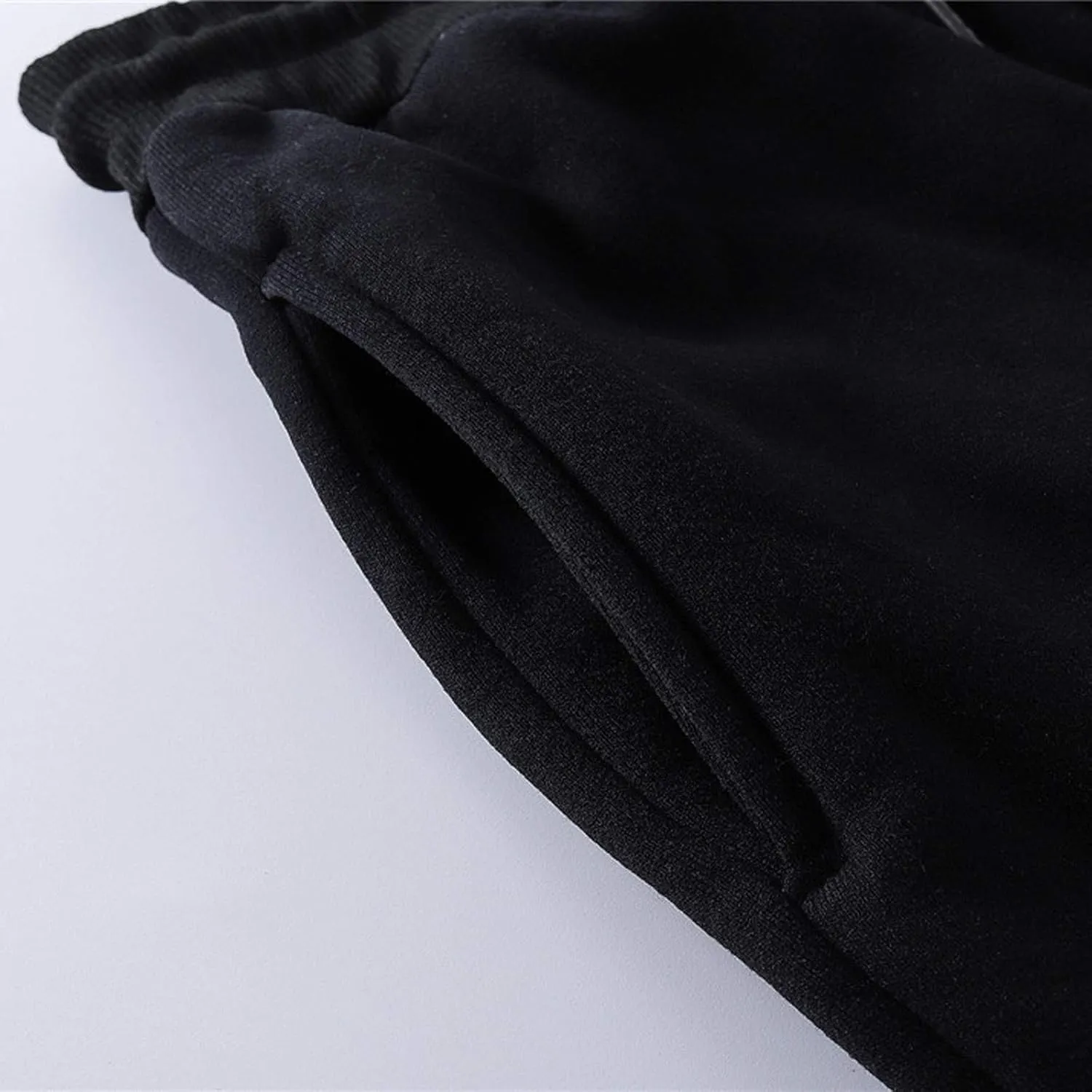 Sweatpants Men's Fleece Cargo Sweatpants Baggy Stretch Drawstring Elastic Waist Athletic Jogger Sweatpant with Pockets