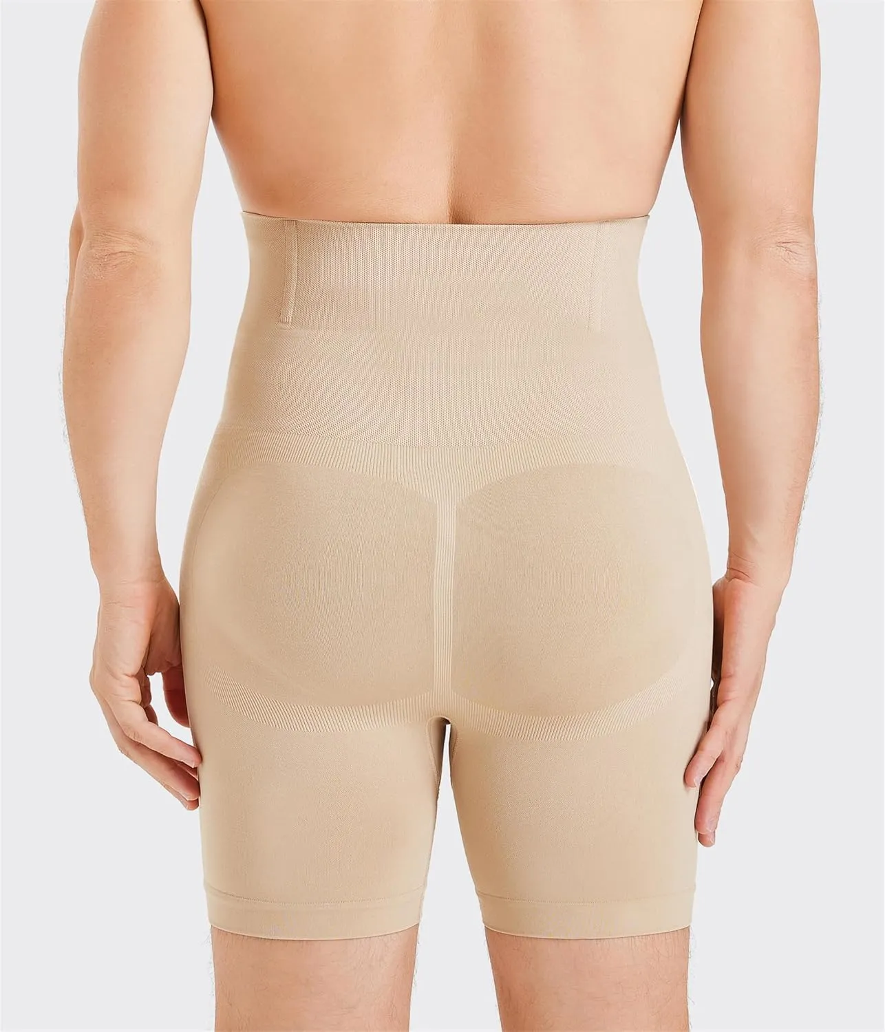 TAILONG Mens Shapewear Tummy Control Underwear Compression Shorts Slimming Body Shaper Leg Boxer Briefs