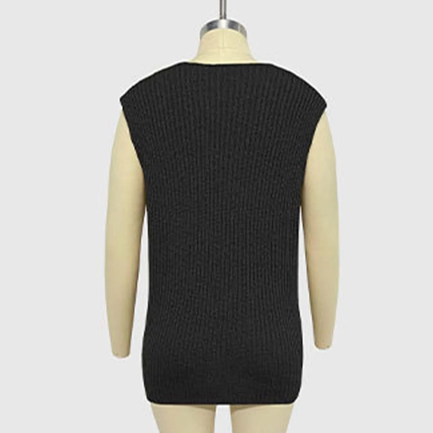 Tank Tops for Women 2025 Dressy Knitted V Neck Button Down Sleeveless Sweater Shirts Soft Comfy Trendy Dressy Outfits