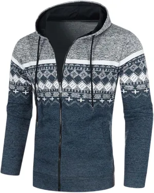 Thick Sweaters For Men Solid Zipper Warm Cardigan Knitted Coat Top Long Sleeve Pullover Shirts For Men sweater men