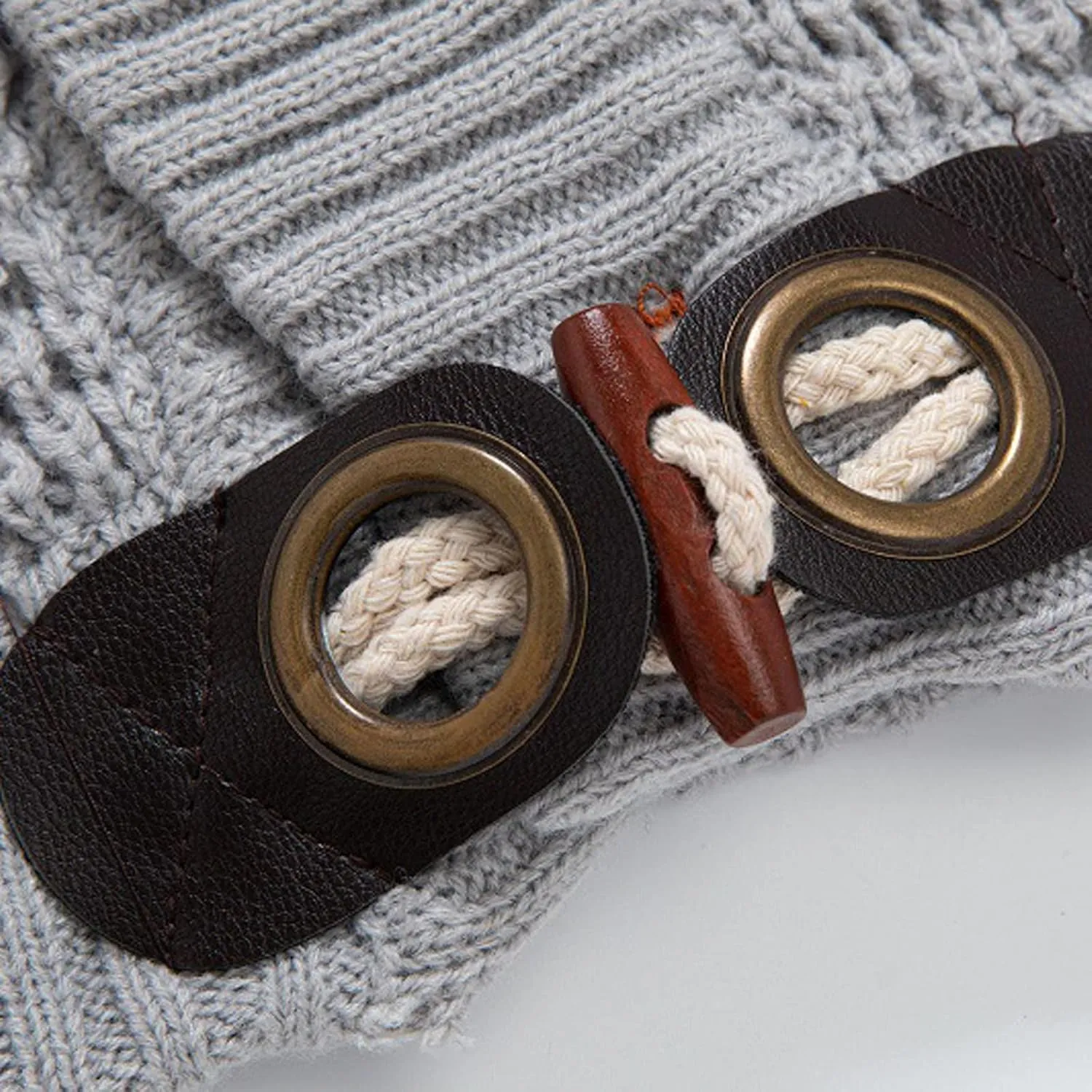 tuduoms Chunky Cardigan Sweaters for Men Vintage Button Down Sweaters Winter Cable Knit Open Front Long Sleeve Cardigan Coat
