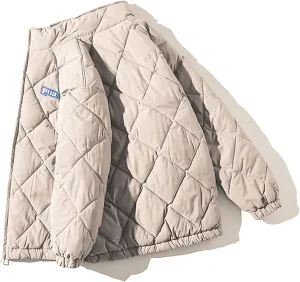 tuduoms Oversized Puffer Jacket Men's Warm Baggy Down Coat Winter Parka Thicken Padded Bubble Overcoat Snow Bomber Jackets