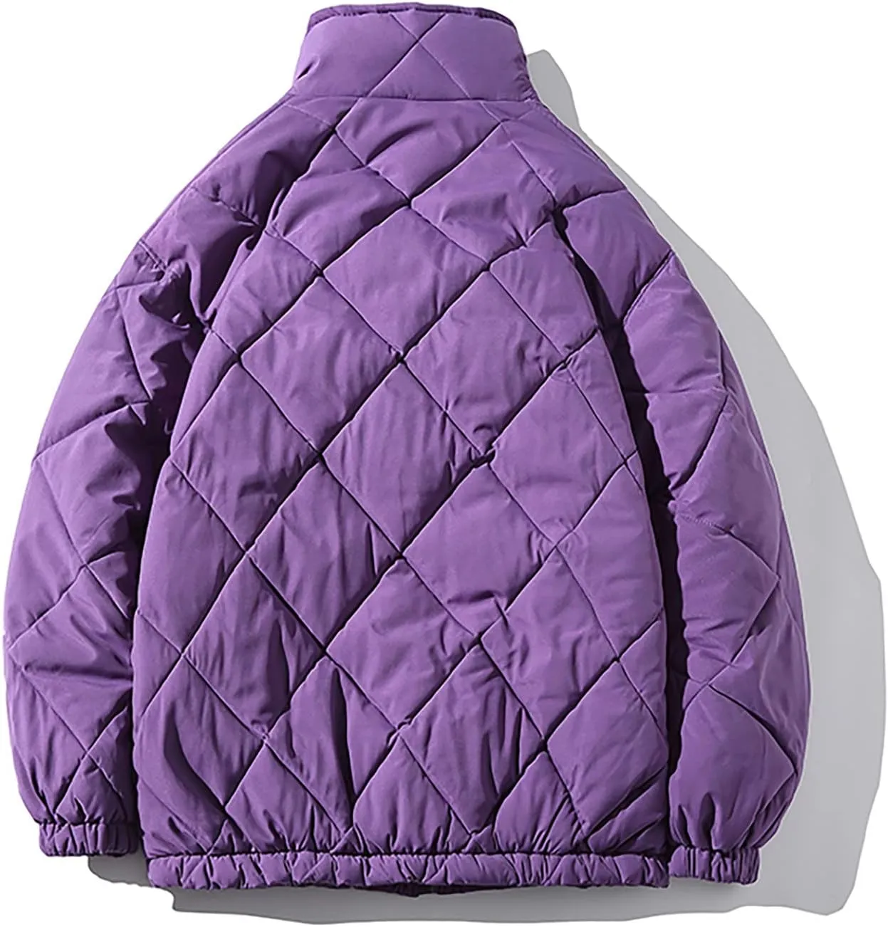 tuduoms Oversized Puffer Jacket Men's Warm Baggy Down Coat Winter Parka Thicken Padded Bubble Overcoat Snow Bomber Jackets