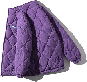 tuduoms Oversized Puffer Jacket Men's Warm Baggy Down Coat Winter Parka Thicken Padded Bubble Overcoat Snow Bomber Jackets