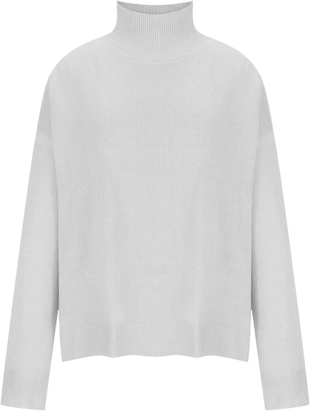 Turtleneck Sweaters for Women Soft Warm Ribbed Sweaters 2023 Fall Winter Oversized Long Sleeve Pullover Sweaters