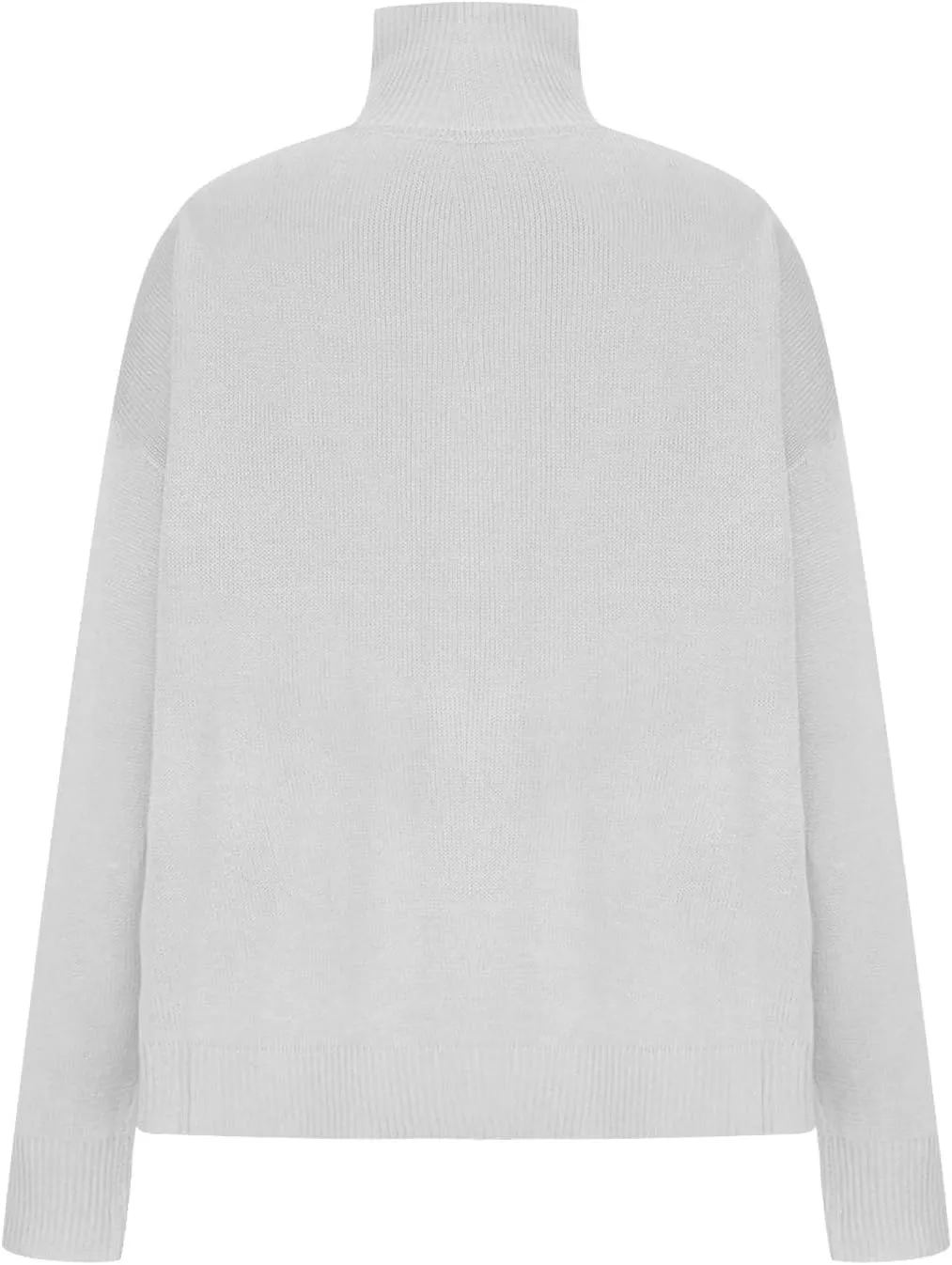 Turtleneck Sweaters for Women Soft Warm Ribbed Sweaters 2023 Fall Winter Oversized Long Sleeve Pullover Sweaters