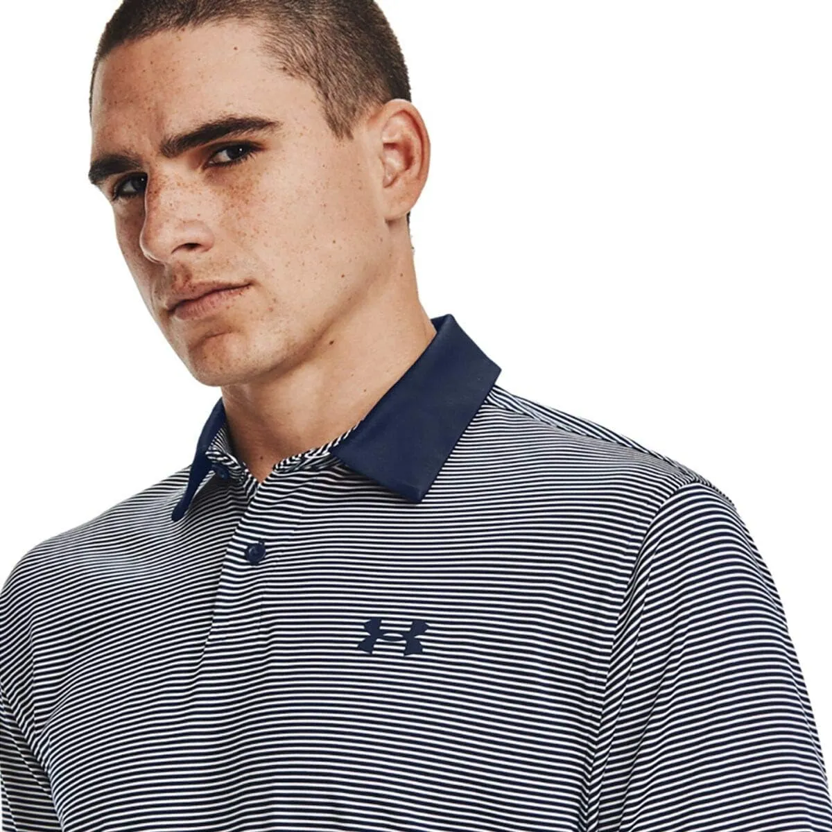 Under Armour Men's Performance Stripe Golf Polo