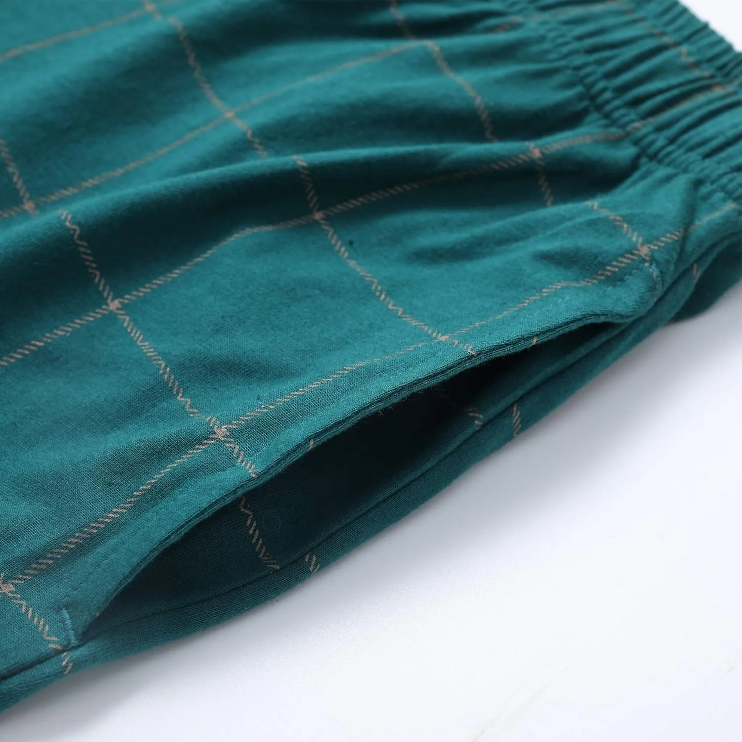 Vulcanodon Mens Cotton Pajama Pants, Lightweight Sleep Pants for Men
