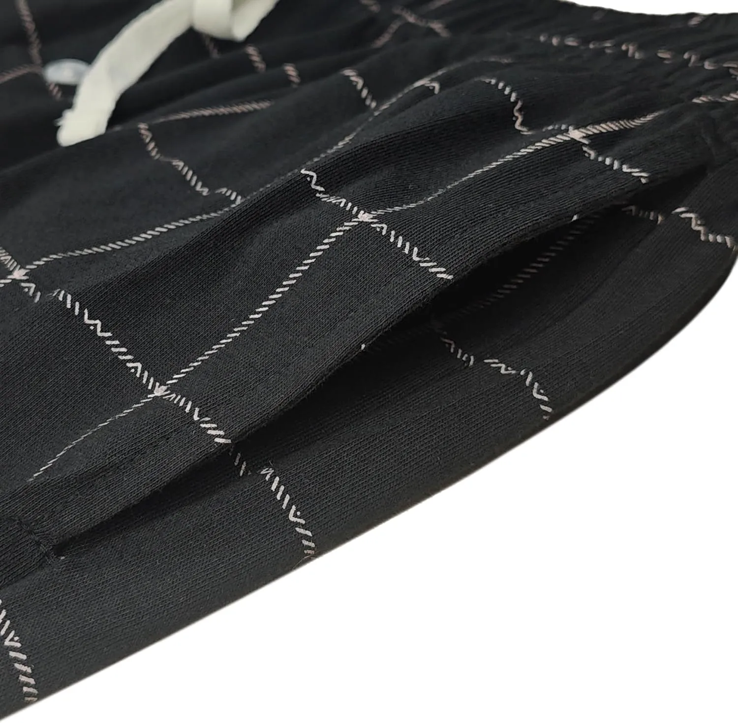 Vulcanodon Mens Cotton Pajama Pants, Lightweight Sleep Pants for Men
