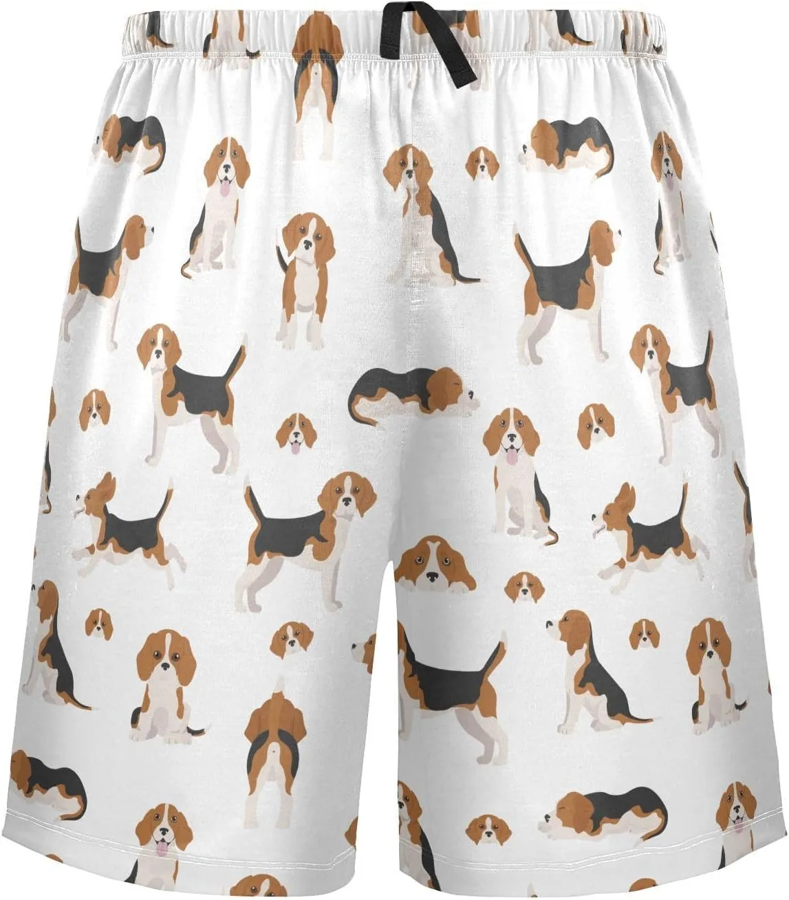 vvfelixl Men's Pajama Shorts Australian Shepherd Sleep Shorts for Men Pajama Bottom Pants with Drawstring & Pockets S