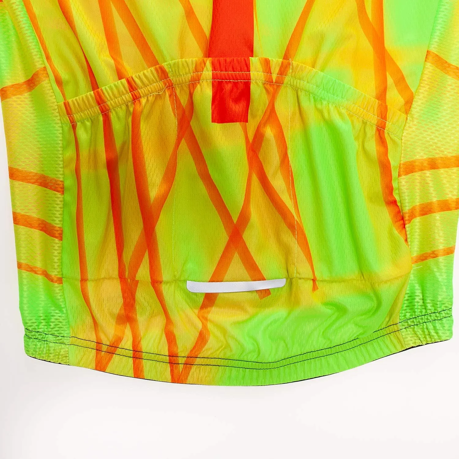 Weimostar Men's Cycling Jersey Short Sleeve Bike Clothing Multicolored Diamond