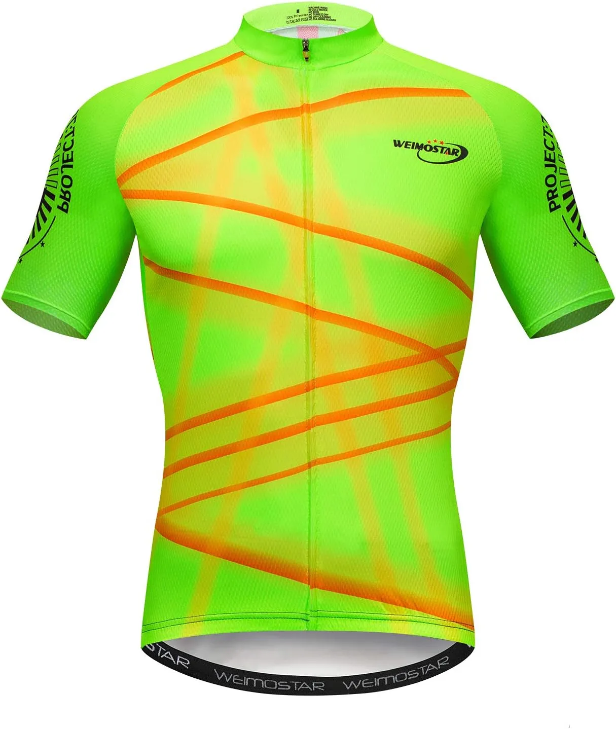 Weimostar Men's Cycling Jersey Short Sleeve Bike Clothing Multicolored Diamond