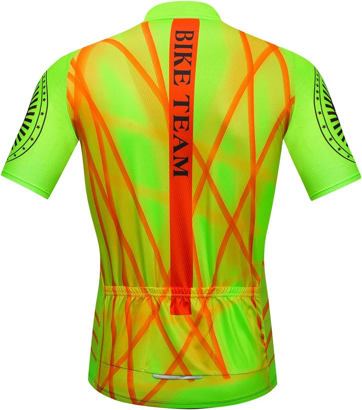 Weimostar Men's Cycling Jersey Short Sleeve Bike Clothing Multicolored Diamond