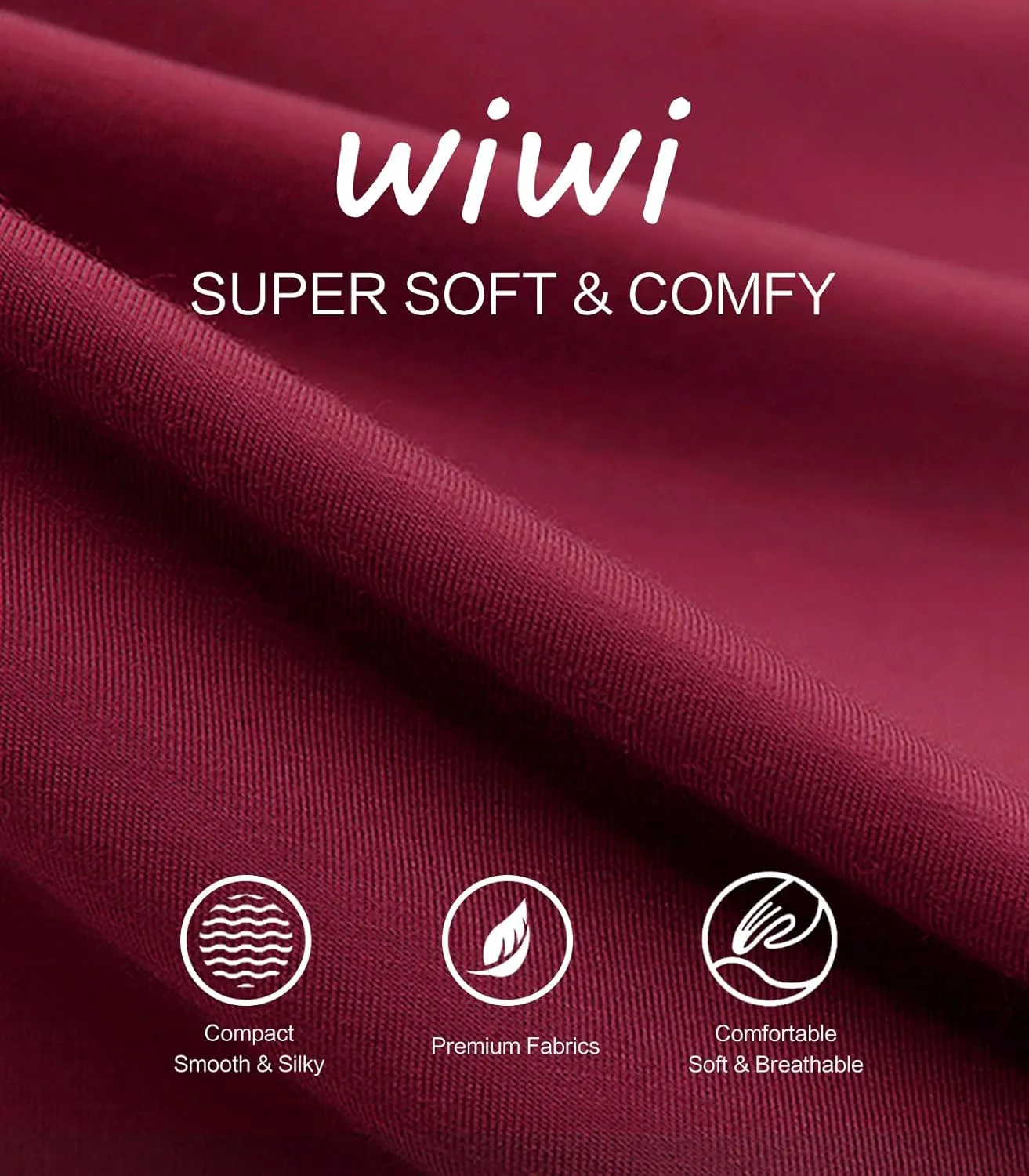 WiWi Pajama Pants for Women Viscose from Bamboo Lounge Bottoms with Pocket Sweatpants Joggers Night Pant S-XXL