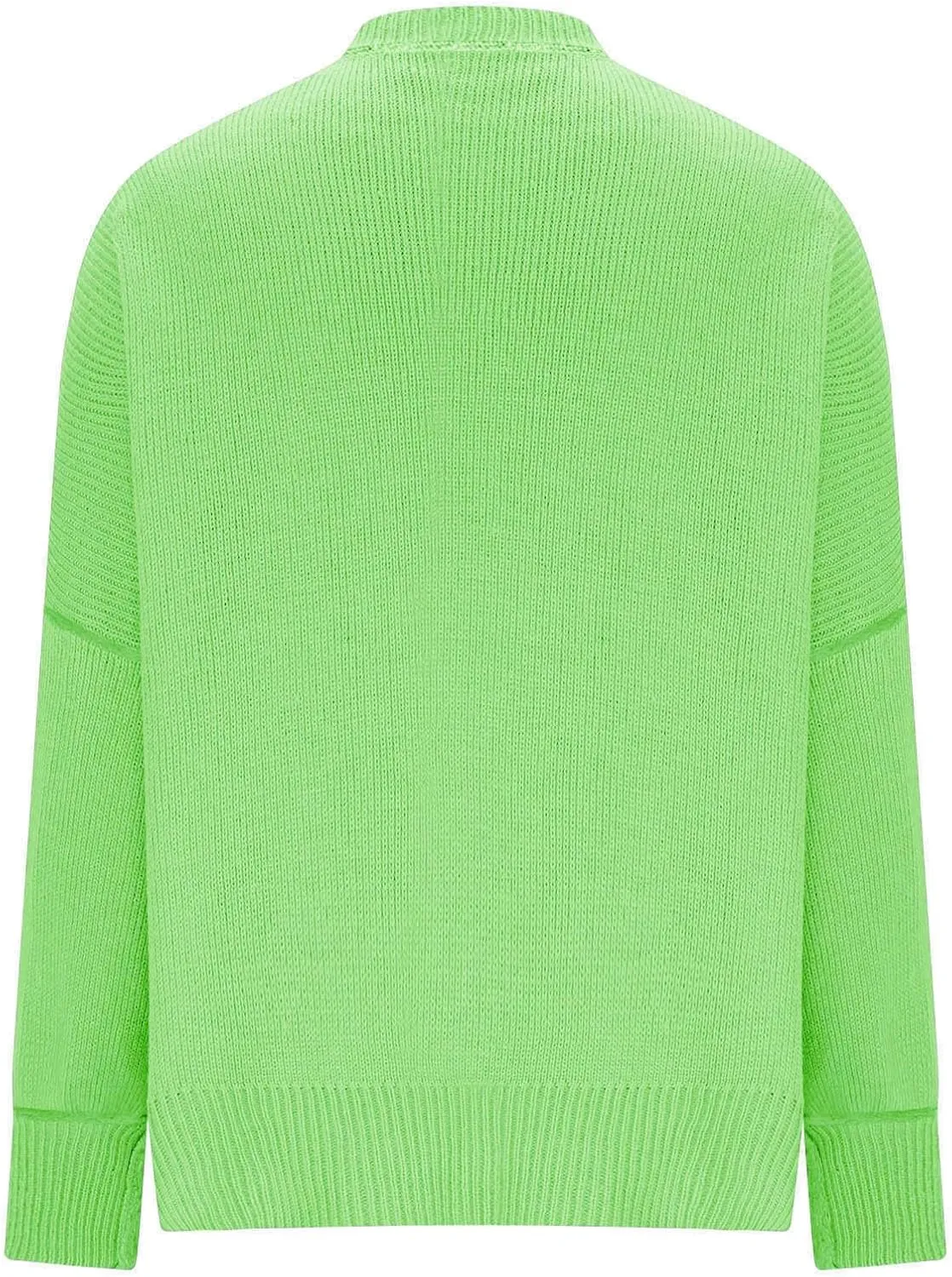 Womens 2023 Oversized Sweaters Batwing Long Sleeve Pullover Sweaters Side Slit Ribbed Knit Sweaters Jumper Tops
