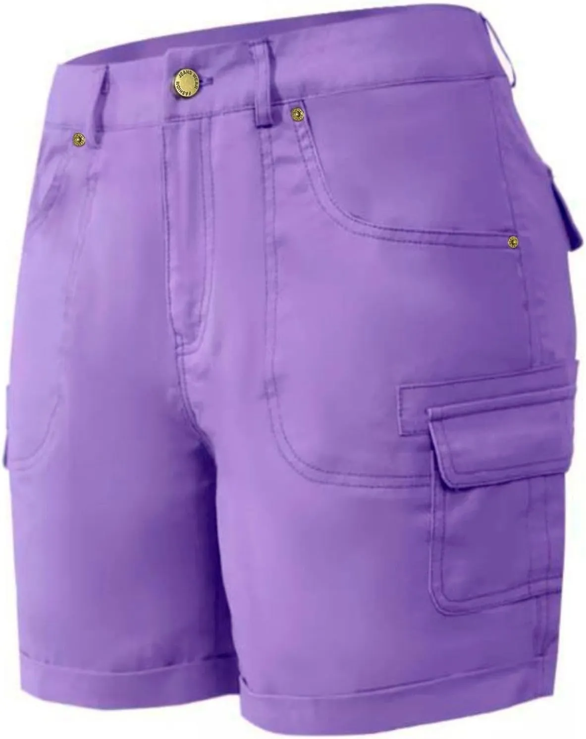 Womens Cargo Hiking Shorts Summer Casual High Waist Lightweight Cargo Shorts Althletic Workout Clothes with Pockets