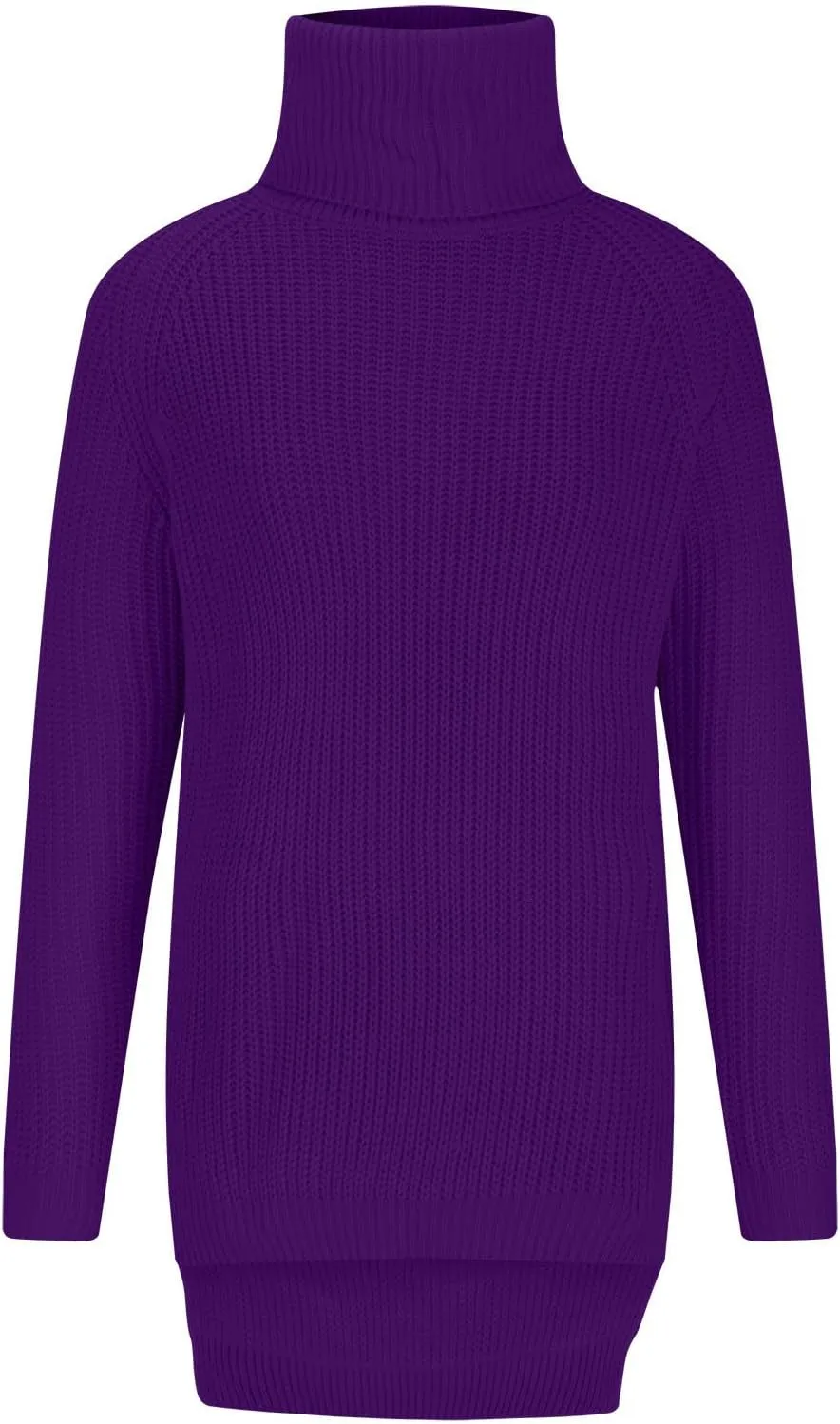 Womens Casual Turtleneck Sweater Chunky Cable Knit Pullover Sweaters Solid Loose Fit Oversized Fall Sweaters