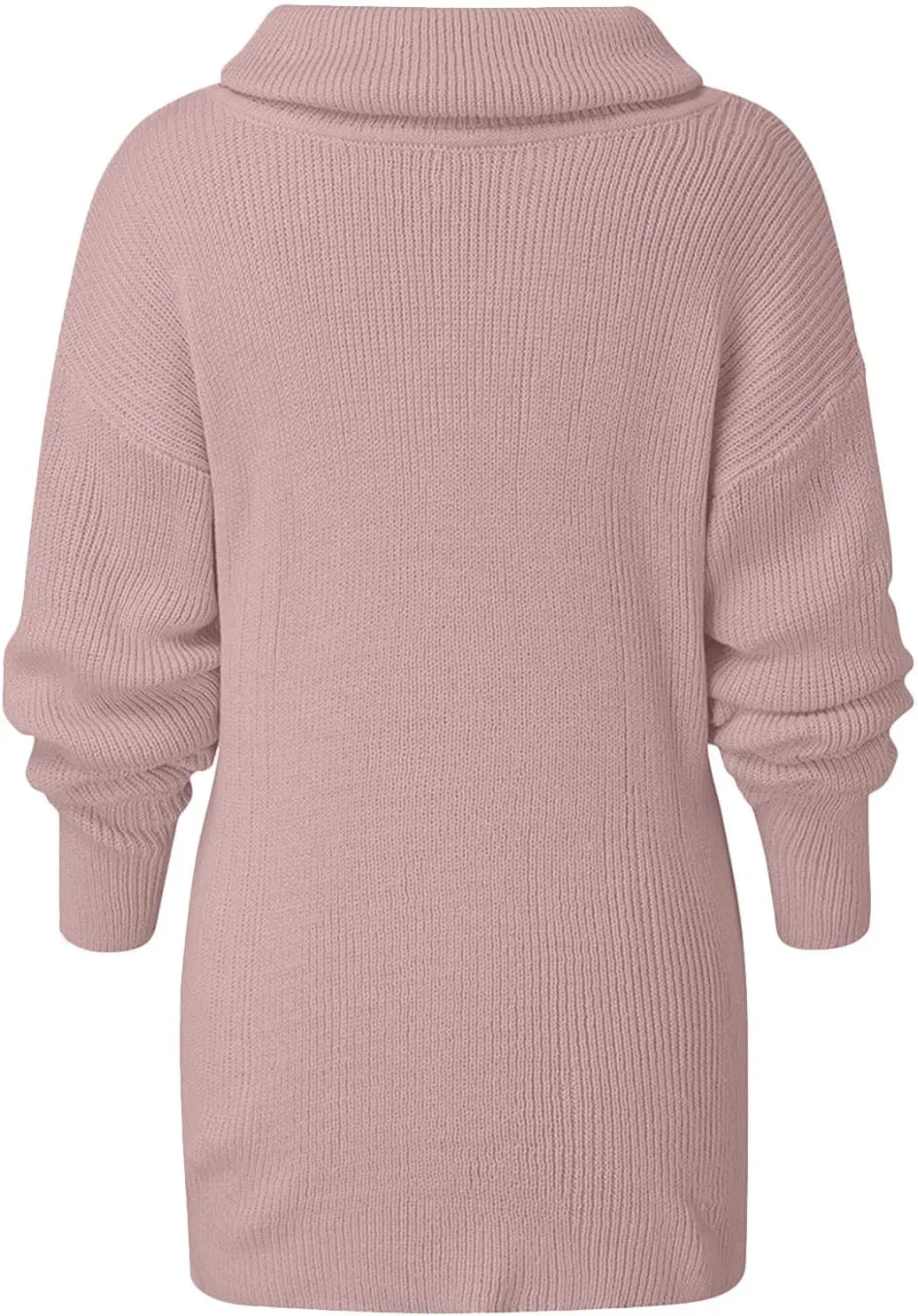 Womens Fall Oversized Sweaters 2023 Fashion Chic Turtleneck Batwing Long Sleeve Jumper Tops Soft Knitted Pullover